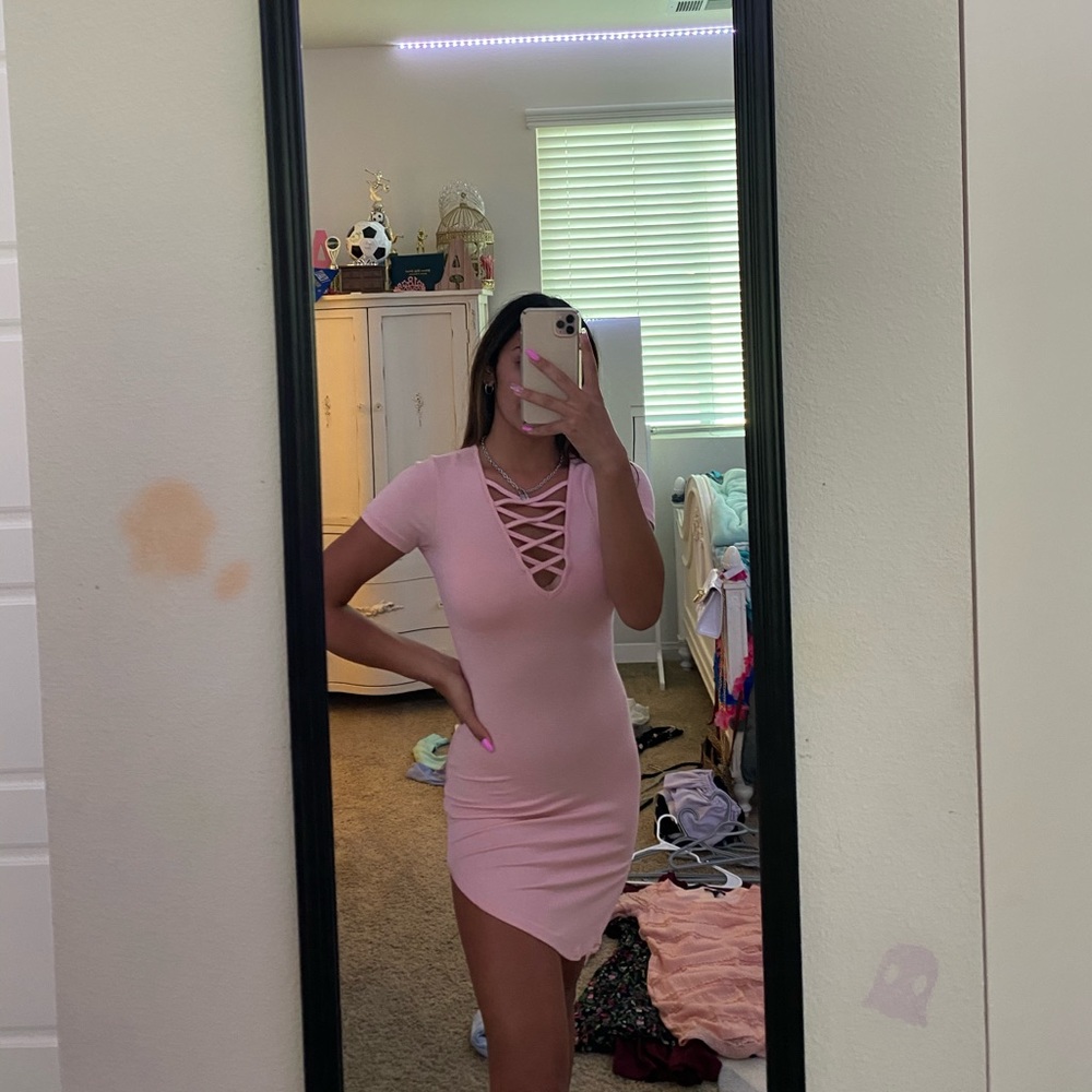 Pink Body-con Dress